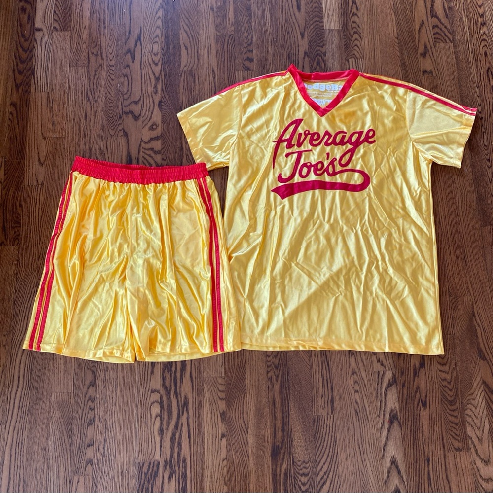 NWOT Dodgeball Average Joes Jersey & Shorts Men’s XXX Large La Fleur